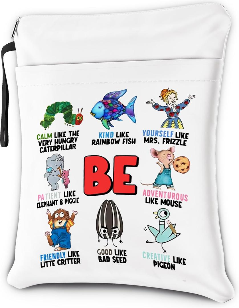 Book Sleeve with Zipper, Cute Books, Book Lover Gift for Teen Women Girl