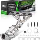 High Flow Front Catalytic Converter Kit Direct-Fit Nissan Altima 2007 2008 2009 2010 2011 2012 2013 2.5L Replaces 674-933 140E2-ZX31E(EPA Compliant)