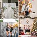 Backdrop Stand, 6.5ft Height 9ft Width Adjustable Photography Background Support Poles with Heavy Duty Flat Base, Photo Metal Steel Pipe and Drape Frame Kit for Parties Birthday Wedding