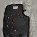 Passenger Right Side Heated Lower Mirror Glass, Lower Convex Side Mirror Glass Compatible with Chevy Silverado 1500 2014-2017, Silverado 2500 3500 2015-2017.