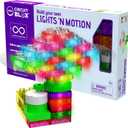 E-Blox Building Blocks STEM Circuit Kit, Build Your Own Lights N Motion, Light & Rotating Capabilities, Infinite Science Creations, Birthday Gift, Boys, Girls, 5+