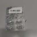 152 Pieces #10-24 x 1/4", 5/16", 3/8", 1/2", 5/8", 3/4", 1", 1-1/4", Button Head Socket Cap Screws Nuts Washers Assortment Kit, 304 Stainless Steel, Fully Machine Thread