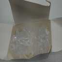 Patelai 16 Pack Same Size Silicone Stretch Lids Thicker Reusable Sturdy Silicone Container Cover, Expandable Food Storage Covers Dishwasher and Freezer Safe 2.6-3.3 Inch (White)