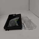 Small Turtle Tank, Aquarium, Acrylic Terrarium with Basking Platform, Bottom Drainage, Multi-Function Areas for Turtles, Crabs, Crayfish, Reptiles.(Black)