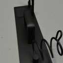 Blow Dryer Holder Wall Mount, 3 in 1 Bathroom Hair Tool Organizer with Curling Iron Holder & Flat Iron Holder, Universal Hair Dryer Holder Rack Storage Matte Black