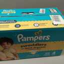 Pampers Swaddlers Diapers, Size 4 (15-34 lbs), 120 Count, Absorbent, Keeps Baby Dry and Comfortable, Skin Safe Disposable Baby Diaper 