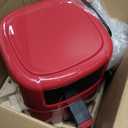 CHEFMAN 2 Qt Mini Air Fryer – Digital Space-Saving Compact Air Fryer with Nonstick and Dishwasher Safe Basket, Quick & Easy Meals in Minutes, Features Digital Timer and Shake Reminder – Red