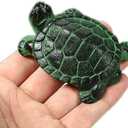 canjoyn Cast Iron Paperweight Garden Home Office Desk Decor Collection Animal Figurine (Tortoise A)