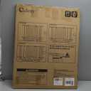 34" Extra Tall Baby Gate for Stairs, Auto Close Stroller Friendly Dog Gate Indoor for Doorways, Pressure Mounted 29"-40" Wide Baby Gate, Easy Walk Through Gate for Children & Pets, White