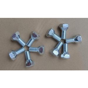 10PCS Front Rear Wheel Bolt Lug Studs 1/2-20 Bolts - 3/4 in. Hex, 1 in. Length Compatible with 610-350 Universal Fit for Some Trailer Tractor Truck Car