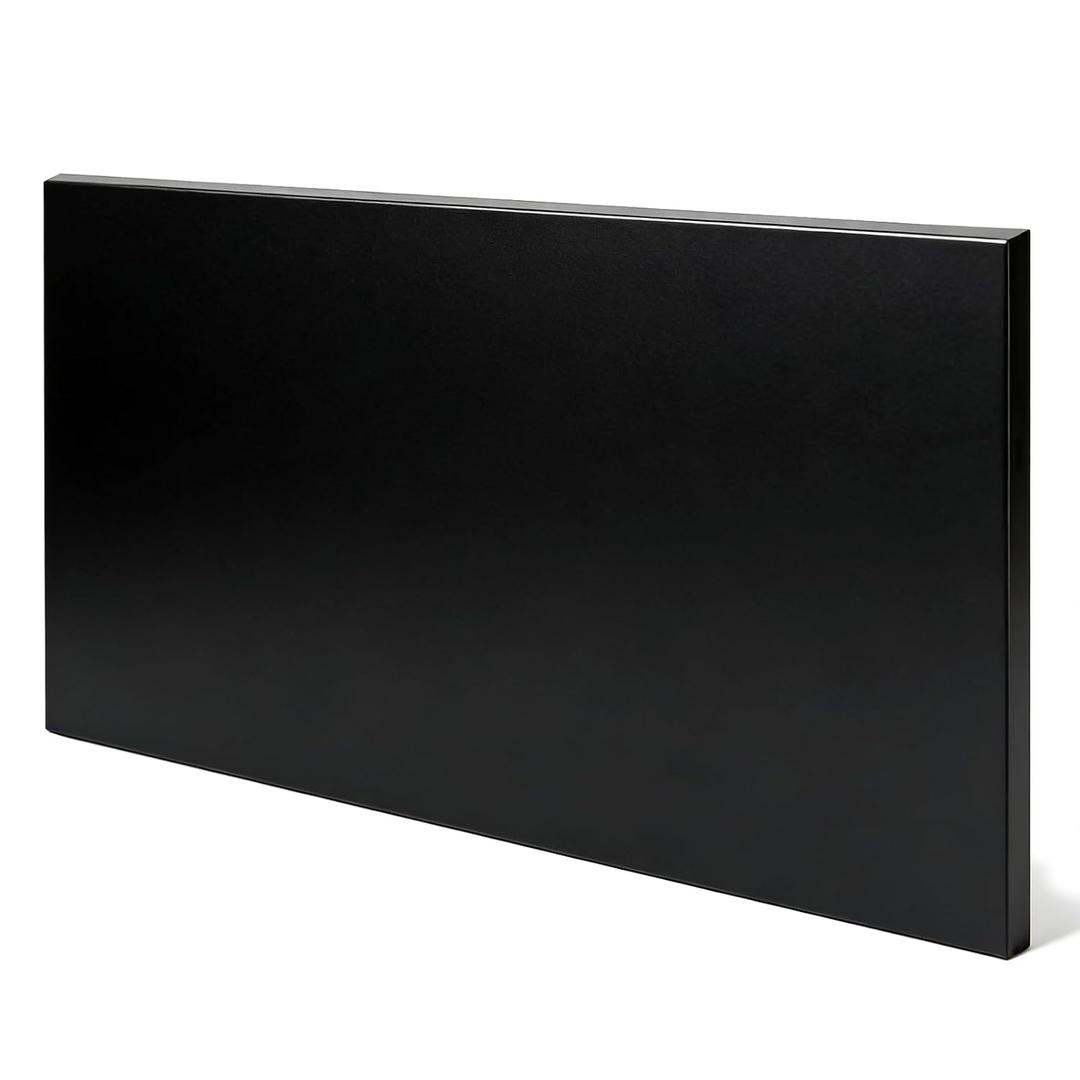 High-Density Polyethylene (HDPE) Plastic Sheet, 1/2" X 24'' X 48'' Black, Versatile Board for Machining, Home Improvements, and DIY Engineering Projects
