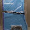 YUEPET Extra Large Foldable Dog Bath Tub for Large Dogs, 49 Gal Portable Dog Bathtub Lightweight Hightened Pet Wash Station with Drain Plug for Big Dogs Indoor/Outdoor Bathing, Camping (Blue)