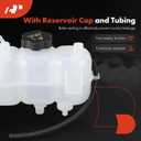 A-Premium Engine Coolant Overflow Recovery Reservoir Tank [with Cap & Hose] Compatible with Jeep KL Series Cherokee 2019 2020 2021 2022 2023, 2.0L, FWD
