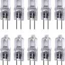 Vstar G4 12V 20W Bulb JC Type Bi-Pin Light,Clear, G4 Bi-pin Base Lamp(20W 10Pack)
