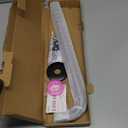 OFFO Shower Arm with Flange, 16 in Wall Mount Replacement Angle Shower Head Arm Wall-Mounted For Fixed Shower Head & Handheld Showerhead, Matte Black