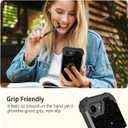 LONTECT for iPhone 16e Case Glitter Sparkly Bling 3 in 1 Shockproof Heavy Duty Hybrid Sturdy High Impact Protective Cover Case for Apple iPhone 16e 6.1 inch 2025,Black