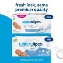 WaterWipes Sensitive+ Newborn & Baby Wipes, 3-In-1 Cleans, Cares, Protects, 99.9% Water, Unscented & Hypoallergenic, 540 Count (9 Packs)