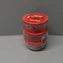 Pyrex Simply Store 16-Pc Glass Food Storage Container Set with Lid, 2-Cup & 1-Cup Round Meal Prep Containers with Lid, BPA-Free Lid, Dishwasher, Microwave and Freezer Safe,