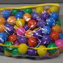 Ball Pit Balls Phthalate Free BPA Free Crush Proof Plastic - 7 Bright Colors in Reusable Play Toys for Kids with Storage Bag