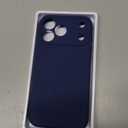 Supdeal Liquid Silicone Case for iPhone 17 Pro Max - [Camera All-Round Protection] [Soft Microfiber Lining Anti-Scratch] 4 Layer Full Covered Shockproof Gel Rubber Phone Case Cover, 6.9", Navy Blue