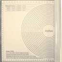 Silicone Pastry Mat 34 X 26 Inch - Nonstick Baking Mat Perfect for Dough, Pastry, Pie Crust, Fondant, Bread, Cookies, Pasta, Pizza (Gray)