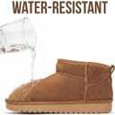 Project Cloud 100% Genuine Leather Ankle Boots for Women - Water Resistant with Memory Foam Insole Winter Boots for Women - Trending Shoes & Comfortable Women's Ankle Boots (Hippy) (6.5)