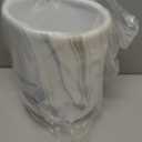 Avanti Linens - Wastebasket, Resin Accessories, Guest Bathroom Essentials (Waves Collection, Blue), 
Capacity	1.67 gallons
