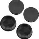 Frame Tube Plug Set of 4 - Compatible with Chevy Silverado & GMC Sierra 1500-99, 2000, 2001, 2002, 2003-2014, 2015, 2016, 2017, 2018 - Rear Wheel Well Hole Cover Cap - Anti-Whistle Truck Bed Plugs