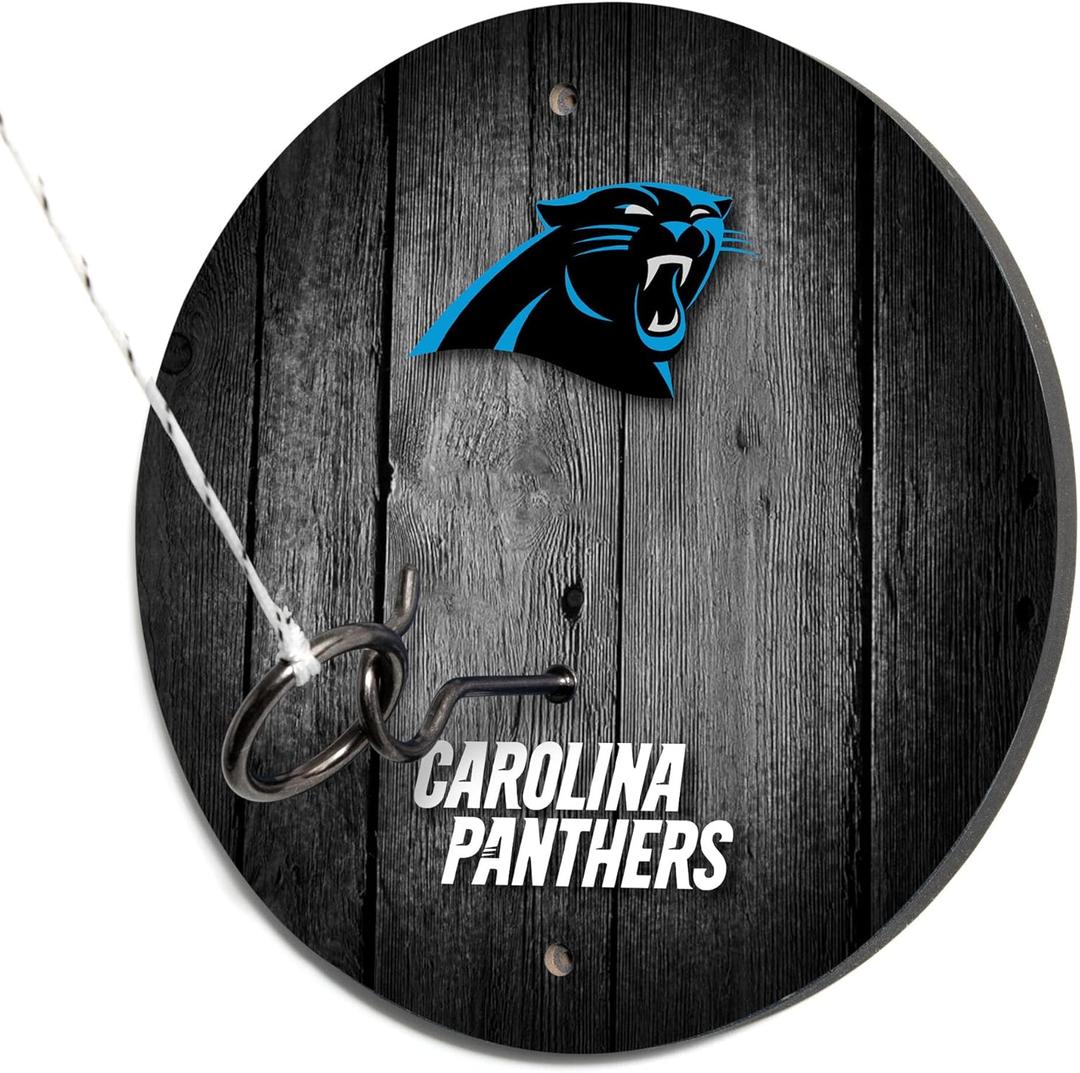 Solid Wood NFL Hook & Ring Toss Set with Direct Print HD Team Graphics  Easy Hang Hook and Ring Toss Target  Great Gift for Any Football Fan! Ring Toss Family Game for a Game Room