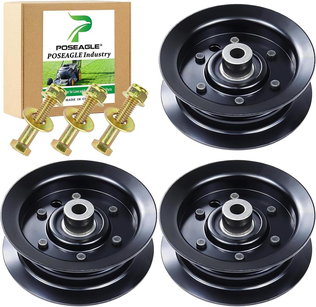 3 Pack 132-9420 Flat Idler Pulley Replaces 106-2175 Flat Idler Pulley for Toro 50" 42" Timecutter SS5000 SS4235 SS4225 MX5060 SS5060 MX5050 Z5000 Z4200 MX5000 SS4200 Z5035 Riding Mowers