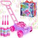 ArtCreativity Bubble Lawn Mower for Toddlers, Kids Bubble Machine for 2-Year-Old Girl Gifts, Easter Basket Stuffers for Kids, Push Toys for Toddlers Age 2 3+ Birthday Easter Gifts for Preschool Girls