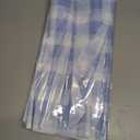 Blue Gingham Tablecloth,4pcs Blue and White Checkered Tablecloth | Rectangular Light Blue Gingham Plastic Tablecloth for Boy Baby Shower,Picnic,Birthday,Wedding,Party,55*108 Inch