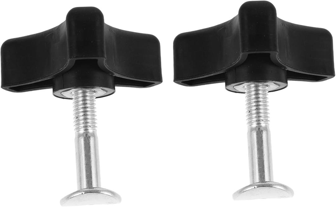 Milisten 2Sets Lawn Mower Replacement Handle Parts Durable Wing Nut Bolt for Convenient Installation Optimized Handle Design for Enhanced Grass Trimmer Efficiency