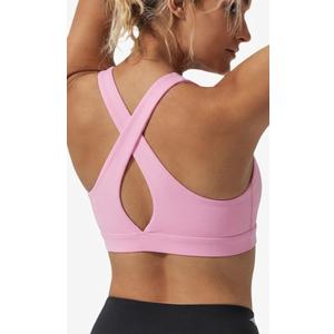 Yvette Yoga Sports Bras for Women Light Support Sexy Criss Cross Back Bra with Removable Pad Size S