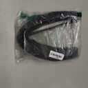 SEG Direct Car Steering Wheel Cover Universal Standard Size 14.5-15 inch, Black Microfiber Leather