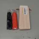 Low Temperature Candles, Wax Play Candles, Romantic Dripping Candle for Valentines, Couples, Weddings, Home Decor-2Pack, Black and Red