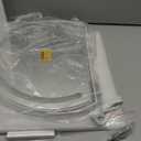 Hasipu Vanity Mirror with Lights, 13.7" x 10.6" LED Makeup Mirror, Lighted Makeup Mirror with Lights, Smart Touch Control 3 Colors Dimmable Mirror White