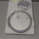 DEIOVWXS Makeup Mirror, 3000mAh Rechargeable Double-Sided Magnifying Vanity Mirror with 3 Colors, 1X/10X, 360 Rotation, Adjustable Brightness, Gifts for Mom, Women,Wife, Girls, Dorm Room Essential (Black)