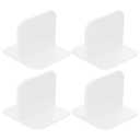 Vaguelly 4PCS Adhesive Furniture Anchors,Anti Tip Furniture Wall Anchors for Baby Proofing, Plastic Playpen Stabilizer Home Supplies for Child Safety