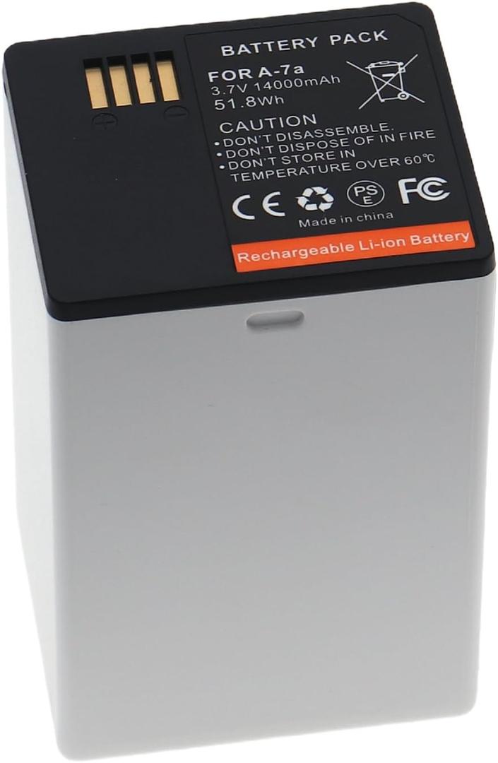 A-7A Extended Batteries Replacement Battery for Arlo Pro 3 Floodlight, Arlo Go 2, Arlo Pro 5, Arlo Pro 4, Arlo Pro 4 XL, Arlo Pro 3, Arlo Ultra 2 14000mAh