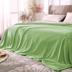 BEDELITE Fleece Blankets Queen Size Grass Green Throw Blankets for Bed, Luxury Plush Cozy Fuzzy Blanket 90x90 inches, Super Soft Warm Lightweight Throw Blanket All Seasons Suitable
