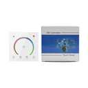 AMKI LED Wall Switch Dimmer,LED Controller,Wall- Mounted Plastic Cover Touch Panel Switch for DC12V-24V 3528 2835 5050 Single Color LED Strip Lighting(RGBW-Red,Green,Blue,White)