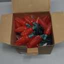 Brizled Red & White Christmas Lights, 33ft 50 LED Faceted C9 String Outdoor, Connectable Christmas Tree, UL Certified Indoor Xmas Waterproof for House Roof Party Decor