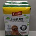 Glad for Pets Black Charcoal Puppy Pads - Super Absorbent Disposable Dog Pee Pads, Potty Training Pads, and Pet Supplies - Dog Pee Pads for Crate Training and Indoor Use 23" x 23" - 50 Count