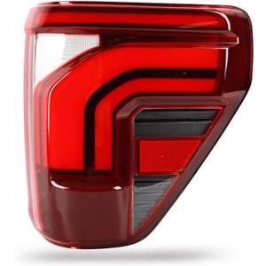 LED Tail Lights Compatible With 2024 2025 2026 Ford F150 Taillights Rear Light Right Passenger Side W/Blind Spot Replace RL3Z13404C FO2819161(W/O Onboard Scales)