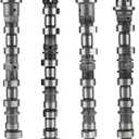 4PCS Left Right Intake Exhaust Engine Camshaft Compatible with Chrysler Dodge Ram Jeep 3.6L V6 2011-2023 Replace for 5184377AG 5184378AG 5184379AG 5184380AG