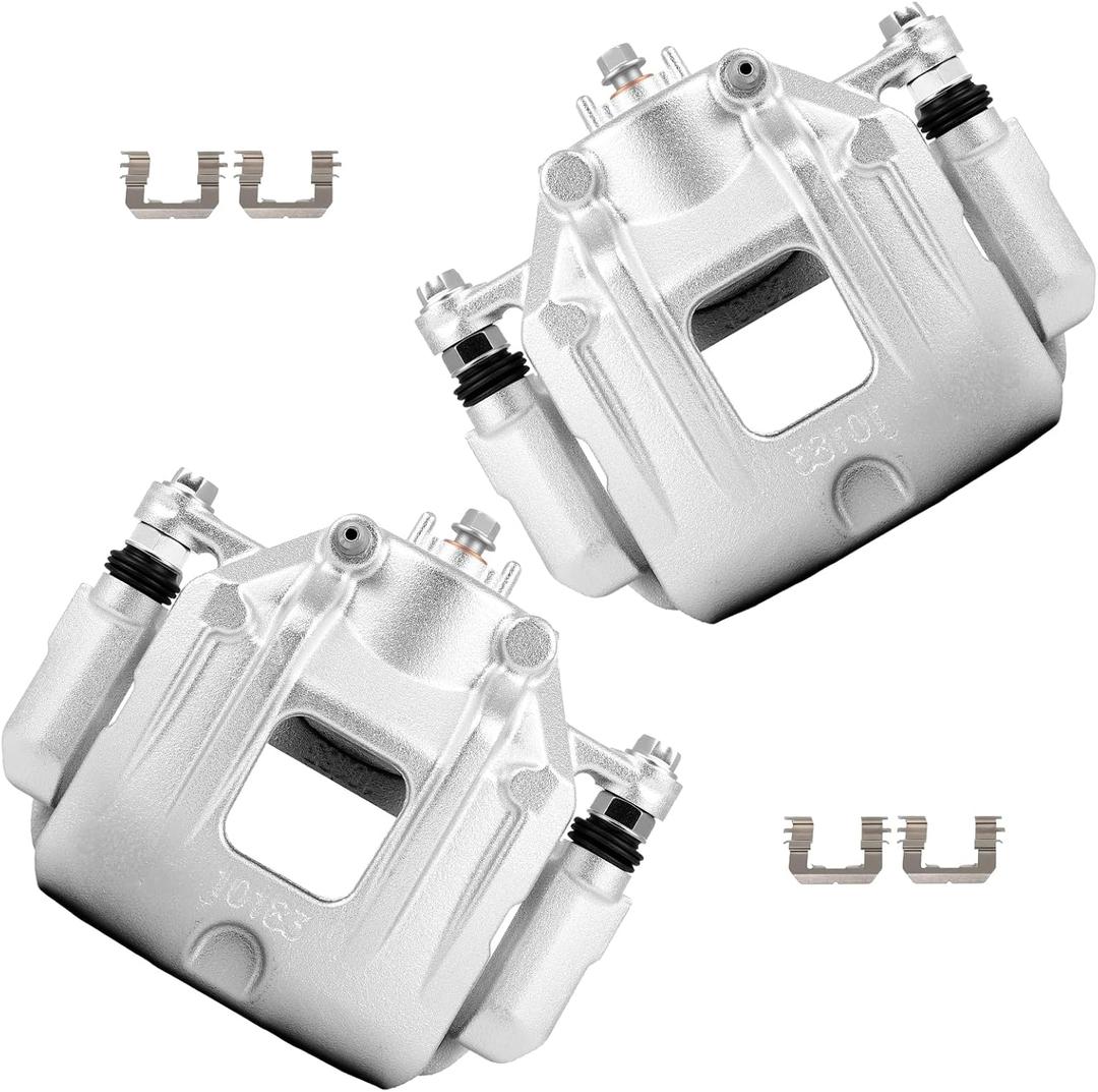 cciyu 19B6463 19B6462 Front Left & Right Brake Caliper With Bracket For Hyundai For Santa Fe 2010-2012, For Kia For Sorento 2011-2013