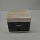 Delamu Makeup Organizer Countertop, 3-Tier Large Capacity Bathroom Counter Organizer with 2 Clear Drawers for Easy Access, Ideal for Makeup, Skincare, Lipsticks, Office Supplies, Present, etc, White