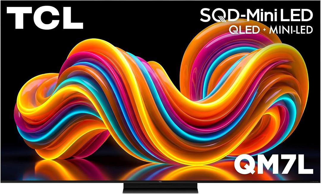 TCL 55 Inch Class QM7L Series | SQD-Mini-LED QLED Smart TV | 55QM7L, 2026 Model | 144Hz | Ultimate Color Ultra Brightness & Contrast | Google AI Bang & Olufsen | Voice Gaming Streaming Television