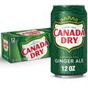Canada Dry Ginger Ale Soda, 12 fl oz cans, 12 pack (EXP 03/07/27)